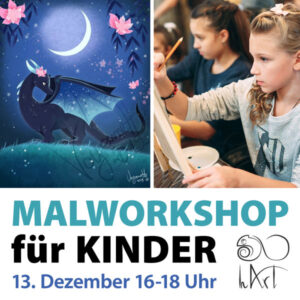 Malworkshop für Kinder – Drachen - 13. Dezember, 16:00 Uhr