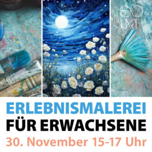 Erlebnismalerei  für Erwachsene - Blumenwiese - 30. November um 15:00 Uhr