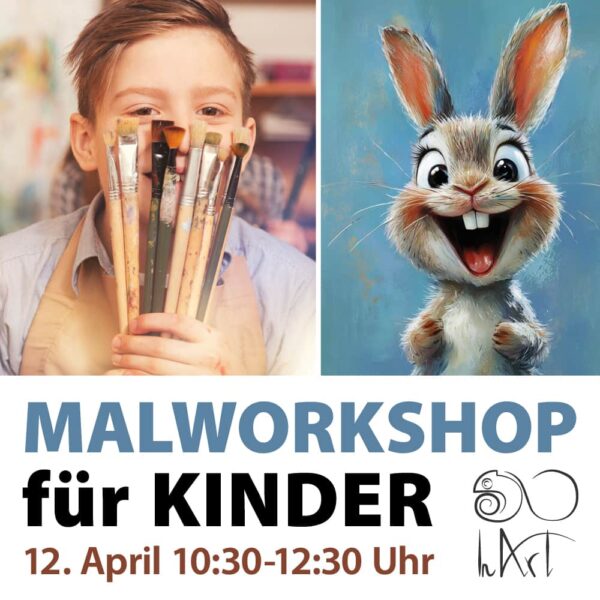 Malworkshop für Kinder – Hase - 12. April, 10:30 Uhr